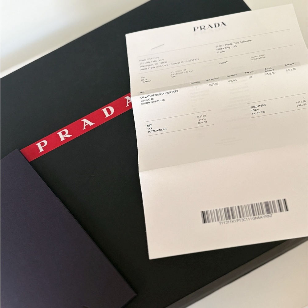 Prada White Shopping Bag - Picture 4 of 8